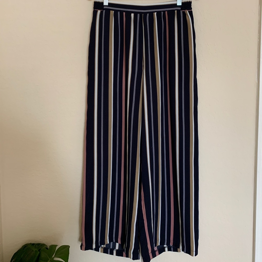 Striped Wide Leg Pants